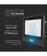 30W LED-Fluter mit Sensor - Samsung LED-Chip