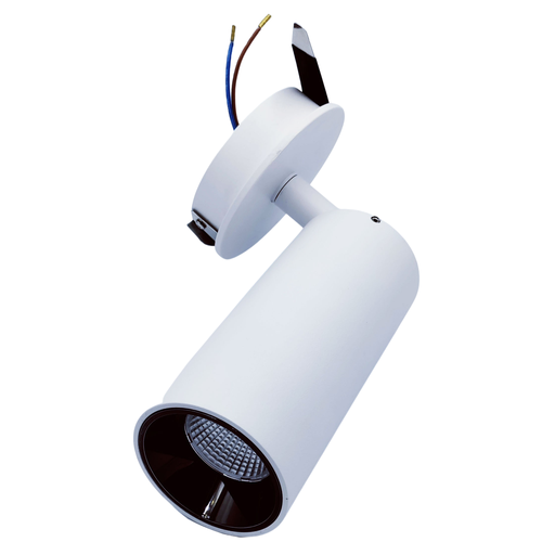 12W Ø5,2cm Einbaustrahler dimmbar RA90 - Ausschnitt: Ø5,5 cm, Maße: Ø5,2 cm, Weiß