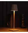 Wiederaufladbare LED-Tischlampe Innen/Außen - Weiß, IP54 Außenbereich, Touch dimmbar