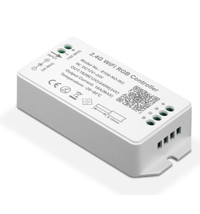 WiFi RGB Controller - Tuya Smart/Smart Life, ohne Fernbedienung, Google Home/Alexa kompatibel, 12V (120W), 24V (240W)