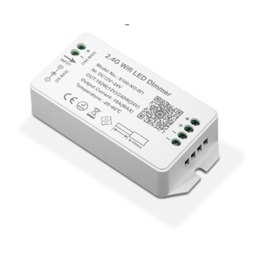 WiFi-Dimmer - Tuya Smart/Smart Life, ohne Fernbedienung, Google Home/Alexa kompatibel, 12V (120W), 24V (240W)