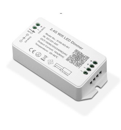 WiFi-Dimmer - Tuya Smart/Smart Life, ohne Fernbedienung, Google Home/Alexa kompatibel, 12V (120W), 24V (240W)