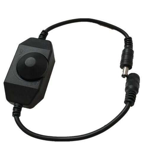 Dimmer mit Kabel - Schwarz, 12V (72W), 24V (144W)