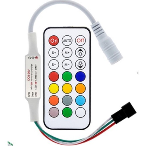 RGBIC Controller mit Fernbedienung - RF kabellose, schlanke Fernbedienung