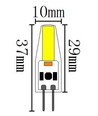 G4 1,5W SILI1.5 LED-Leuchtmittel - 12V/24V AC/DC