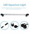 140 cm Aquariumleuchte - 16W LED, weiß/blau, mit Saugnäpfen, IP67