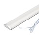 1 Meter LED-Schrankbeleuchtung - 6mm hoch, 12V DC, 9W, mit Endkappe