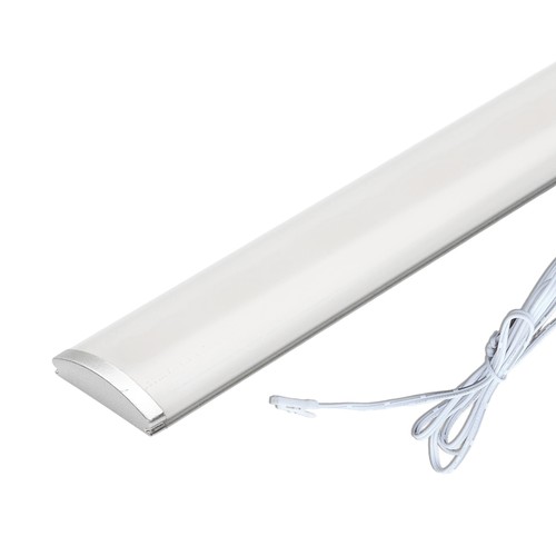 1 Meter LED-Schrankbeleuchtung - 6mm hoch, 12V DC, 9W, mit Endkappe