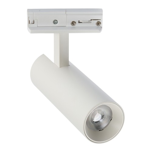 12W 1-Phasen dimmbarer RA90 Schienenstrahler - Weiß, 1F3W