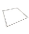 Aufbau Troldtekt-Rahmen 60x60 - Für LED-Panel, passend für Troldtekt ohne Anpassung, weiße Kante