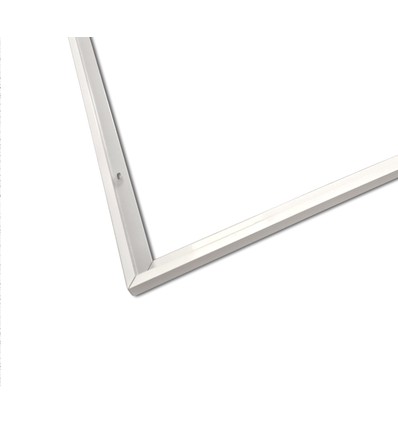 Outlet: Aufbau-Troldtekt-Rahmen 120x60 - Für LED-Panel, passt zu Troldtekt ohne Anpassung, weiße Kante