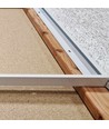 Outlet: Aufbau-Troldtekt-Rahmen 120x60 - Für LED-Panel, passt zu Troldtekt ohne Anpassung, weiße Kante