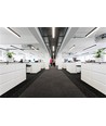 40W LED Lichtleiste - 120cm, 100lm/W, Schwarz, Deckenleuchte für Büro, inkl. Seilaufhängung