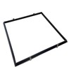Einbaurahmen für 60x60 LED-Panel - Schwarz, neues Modell, passt zu Troldtekt ohne Anpassung