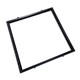 Einbaurahmen für 60x60 LED-Panel - Schwarz, neues Modell, passt zu Troldtekt ohne Anpassung
