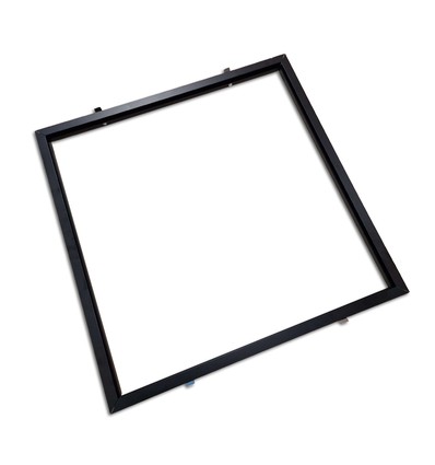 Einbaurahmen für 60x60 LED-Panel - Schwarz, neues Modell, passt zu Troldtekt ohne Anpassung