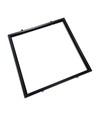 Einbaurahmen für 60x60 LED-Panel - Schwarz, neues Modell, passt zu Troldtekt ohne Anpassung