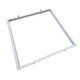 Einbaurahmen für 60x60 LED-Panel – Neues Modell, passt zu Troldtekt ohne Anpassung, weißer Rand