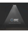 V-Tac 50W LED Straßenlampe - Samsung LED-Chip, integrierter Dämmerungssensor, Ø60mm, IP65, 100lm/W