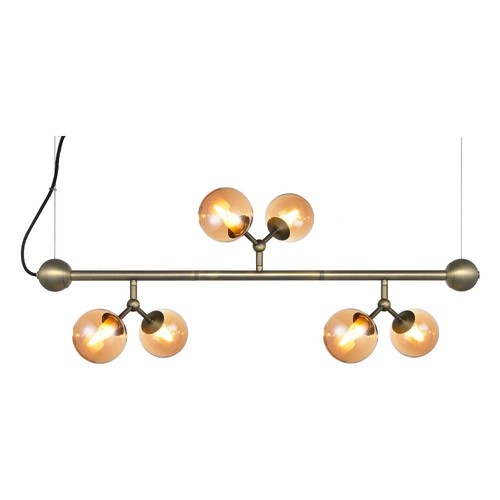 Halo Design - Atom Langtisch Mini Oxid mit 6 Gläsern 6XG9