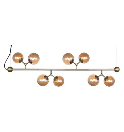 Halo Design - Atom Langtisch Oxid mit 8 Gläsern 8XG9