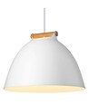 Halo Design - ÅRHUS Pendelleuchte Ø40 E27, Weiß / Holz