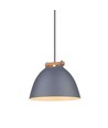 Halo Design - ÅRHUS Pendelleuchte Ø18cm G9, Grau / Holz