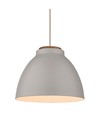 Halo Design - NIVÅ Pendelleuchte Ø24 E27, Grau / Holz