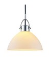 Halo Design - DENVER Pendelleuchte Ø26 Opalglas/Chrom