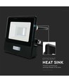 10W LED-Flutlicht - IP65, mit Sensor, Samsung LED-Chip