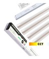 Troldtekt LED Zigbee Schienenset 4x120 cm - CCT, versenkt, Akustilight