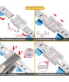 Slim Verbinder für LED-Streifen - 10mm, RGB, IP20, 5V-24V