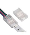 Schlanker LED-Streifenverbinder für lose Kabel - 10mm, RGB, IP20, 5V-24V