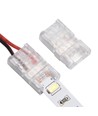 Schlanker Verbinder mit Kabel für LED-Streifen - 10mm, einfarbig, IP20, 5V-24V
