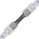 Schlanker Verbinder mit Kabel für LED-Streifen - 10mm, RGB, IP20, 5V-24V