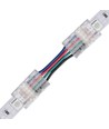 Schlanker Verbinder mit Kabel für LED-Streifen - 10mm, RGB, IP20, 5V-24V