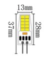 G4 2,5W dimmbar SILI2.5 LED-Lampe - 12V/24V AC/DC