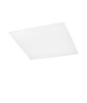 60x60 hintergrundbeleuchtetes LED-Panel, 40W - Weißer Rahmen