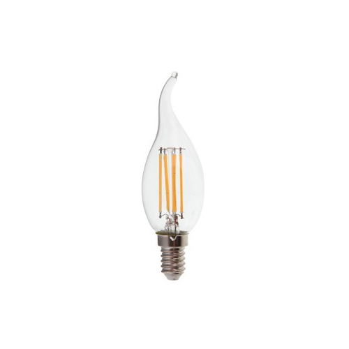 E14 4W LED Flammenbirne - Kohlefaden, warmweiß