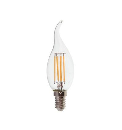 E14 4W LED Flammenbirne - Kohlefaden, warmweiß