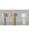 LEDlife Mushroom Tischlampe - Silber, wiederaufladbar, Touch-dimmbar, IP20