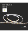 5m 8W/m LED-Streifen - 12V DC, 60 LEDs pro Meter