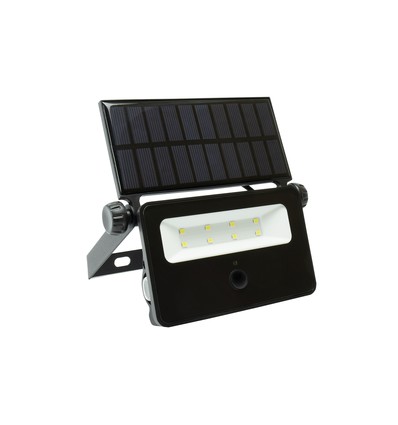 2W LED Solar-Flutlicht - Eingebauter Akku, mit Sensor, Außenbereich, Arbeitsleuchte