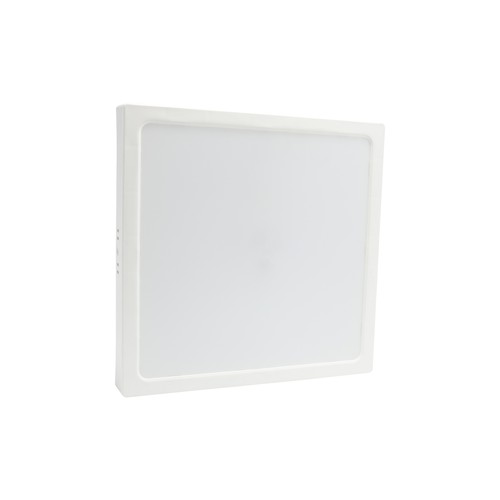 24W LED Deckenleuchte - 29 x 29cm, Höhe: 3,8cm, weißer Rand