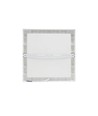 24W LED Deckenleuchte - 29 x 29cm, Höhe: 3,8cm, weißer Rand