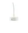Chloe Slim GU11 - Sockel 250V IP20 40x500+1m Kabel, Weiß, Einstellbarer Abstrahlwinkel, Ohne Leuchtmittel