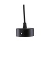 CHLOE Slim GU11/MR11 Pendelfassung 250V IP20 40x500+1m Kabel, Schwarz, Einstellbarer Abstrahlwinkel, Ohne Leuchtmittel