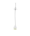 3-Phasen GU11 CHLOE Slim Pendelleuchte - 250V, Weiß, Ohne Leuchtmittel, IP20, 40x500+1m Draht