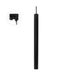 3-Phasen GU11/MR11 CHLOE SLIM Pendelleuchte - Ohne Leuchtmittel, 250V, IP20, 40x50cm+1m Seil, Schwarz