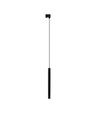 3-Phasen GU11/MR11 CHLOE SLIM Pendelleuchte - Ohne Leuchtmittel, 250V, IP20, 40x50cm+1m Seil, Schwarz
